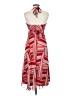 Jonathan Martin 100% Polyester Print Red Cocktail Dress Size 8 - photo 2