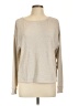 Nic + Zoe Metallic Tan Pullover Sweater Size L - photo 1