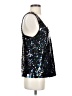 Forever 21 100% Polyester Silver Sleeveless Top Size S - photo 4