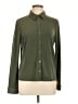 Tahari Solid Green Long Sleeve Blouse Size L - photo 1