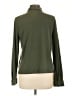 Tahari Solid Green Long Sleeve Blouse Size L - photo 2