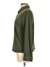 Tahari Solid Green Long Sleeve Blouse Size L - photo 5
