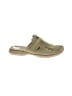 Tsubo 100% Leather Green Mule/Clog Size 10 - photo 1