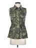 Decree 100% Cotton Green Vest Size S - photo 1