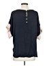 Zara Blue Short Sleeve Top Size S - photo 2