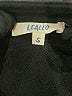Leallo 100% Cotton Solid Black Jacket Size S - photo 6