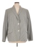 Anne Klein 100% Acetate Chevron-herringbone Gray Blazer Size 0X (estimated) - photo 1
