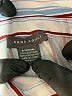 Sans Souci 100% Polyester Stripes Silver Short Sleeve Blouse Size M - photo 7