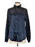 Assorted Brands Solid Blue Long Sleeve Blouse Size L - photo 1
