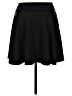 Unbranded Solid Black Casual Skirt Size M - photo 1