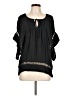Parker Black 3/4 Sleeve Blouse Size L - photo 1