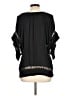 Parker Black 3/4 Sleeve Blouse Size L - photo 2