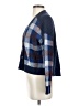 1.State Plaid Blue Cardigan Size S - photo 5