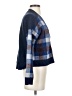1.State Plaid Blue Cardigan Size S - photo 4