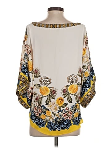 White House Black Market 3/4 Sleeve Blouse (view 2)