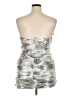 Zara Metallic Silver Cocktail Dress Size XL - photo 2
