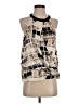 Kenneth Cole New York 100% Polyester Tan Sleeveless Blouse Size S - photo 1