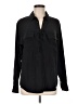 Equipment Black Long Sleeve Blouse Size M - photo 1