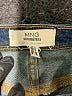 MNG Hearts Blue Jeans Size 4 - photo 7