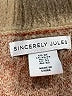 Sincerely Jules Argyle Tan Sweater Vest Size XS - photo 7