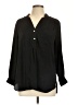 Azalea 100% Polyester Black Long Sleeve Blouse Size L - photo 1