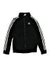 Adidas 100% Polyester Black Track Jacket Size 10 - 12 - photo 1