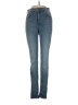 Express Solid Blue Jeans Size 2 - photo 1