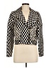 Diane von Furstenberg Houndstooth Ivory Jacket Size 6 - photo 1