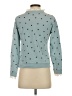 Boden 100% Cotton Polka Dots Teal Pullover Sweater Size XS - photo 2