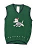 IZOD 100% Cotton Argyle Green Sweater Vest Size 5 - photo 1