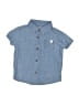 Carter's 100% Cotton Blue Short Sleeve Button-Down Shirt 9-12 MO / 12 MO - photo 1