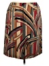 Talbots Graphic Brown Silk Skirt Size 10 (petite) - photo 1