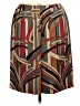 Talbots Graphic Brown Silk Skirt Size 10 (petite) - photo 2