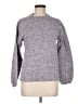 J.Crew Tweed Purple Pullover Sweater Size M - photo 1