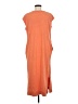 Double Zero 100% Cotton Orange Casual Dress Size M - photo 2