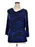 Style&Co Damask Blue 3/4 Sleeve Blouse Size XL - photo 1