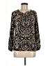 Alexander Jordan 100% Rayon Black Long Sleeve Blouse Size M - photo 1