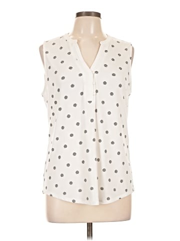 White House Black Market Sleeveless Blouse (view 1)