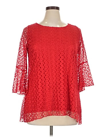 Brittany Black 3/4 Sleeve Blouse (view 1)