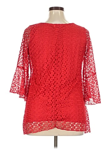 Brittany Black 3/4 Sleeve Blouse (view 2)