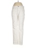 Per Se Plaid Ivory Casual Pants Size 8 - photo 1