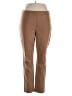 Lands' End Solid Brown Active Pants Size 14 (tall) - photo 1