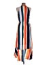 Julia Jordan Stripes Orange Casual Dress Size 8 - photo 2