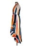 Julia Jordan Stripes Orange Casual Dress Size 8 - photo 5