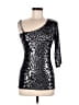 Venus Silver 3/4 Sleeve Top Size M - photo 1