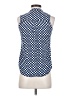 Splendid 100% Rayon Polka Dots Blue Sleeveless Blouse Size XS - photo 2