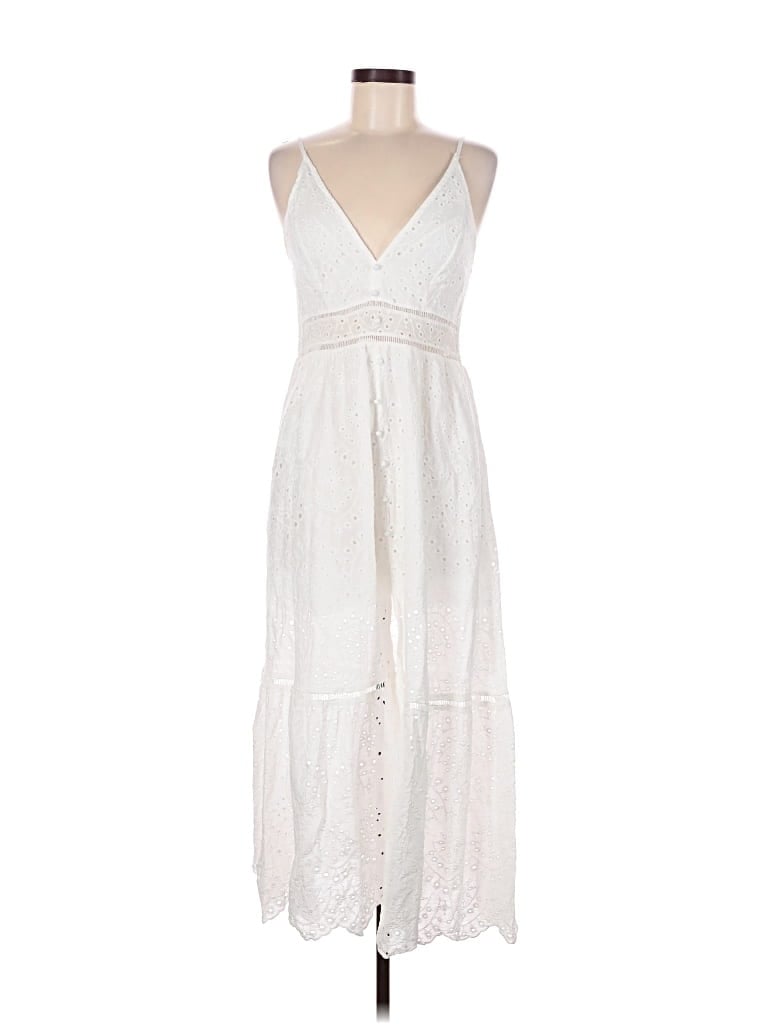 Pre-owned Simplee Casual Dress In White