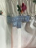 Hill House 100% Polyester Floral Ivory Casual Pants Size M - photo 7