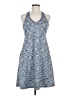 Mondetta Chevron-herringbone Blue Casual Dress Size M - photo 1