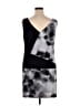 Max and Cleo Graphic Gray Casual Dress Size XL - photo 2